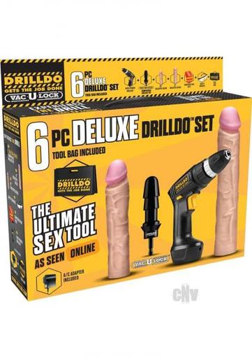 Drilldo Deluxe the Ultimate Sex Tool Set 6 Piece