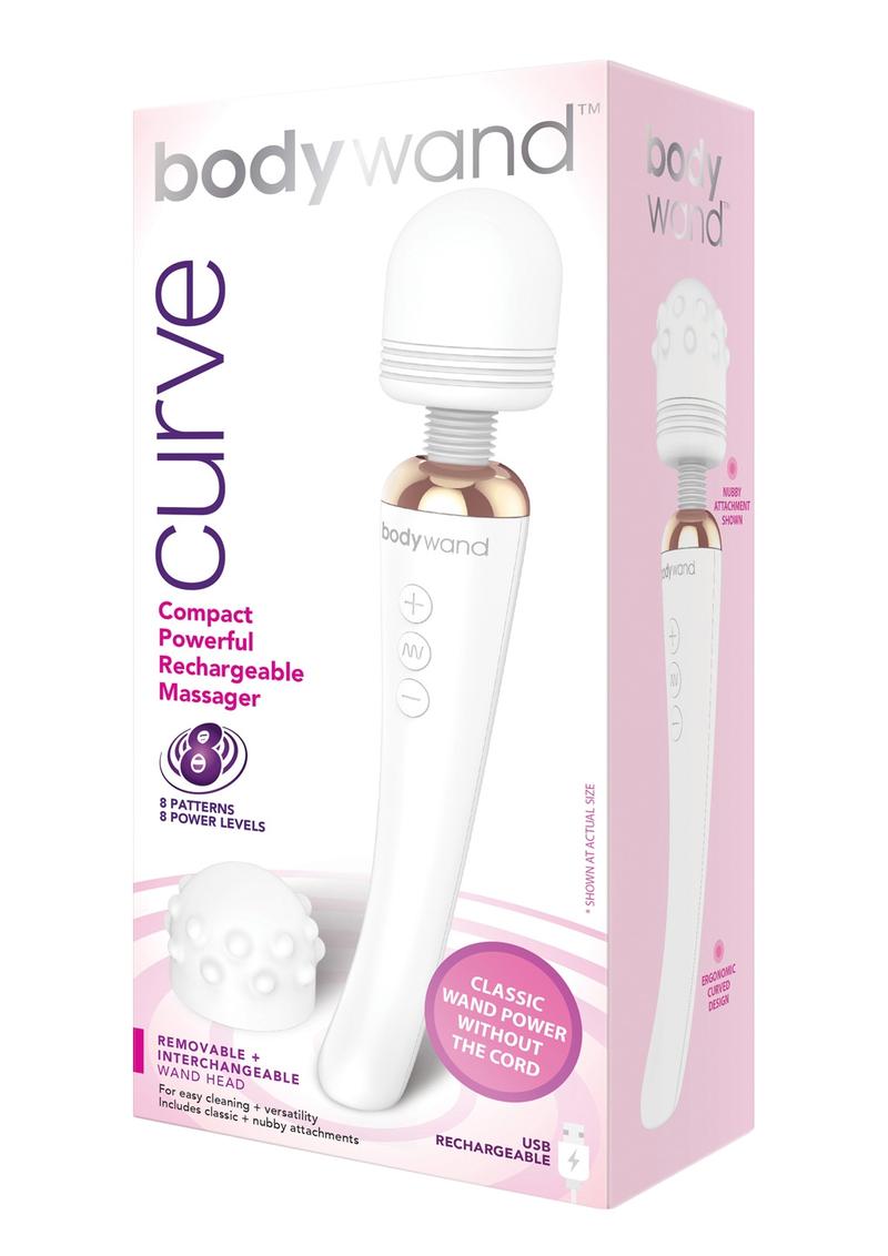 Bodywand Curve Rechargeable Silicone Wand Massager