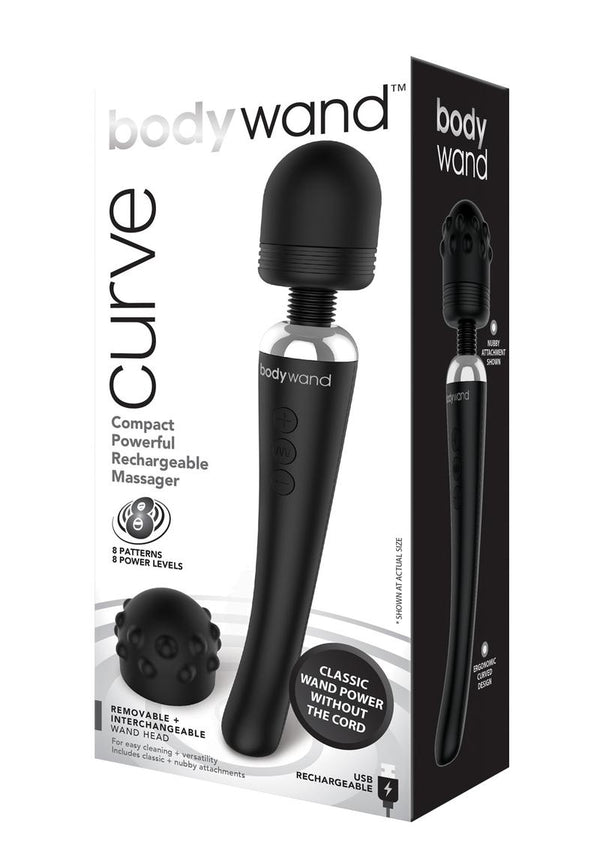 Bodywand Curve Rechargeable Silicone Wand Massager