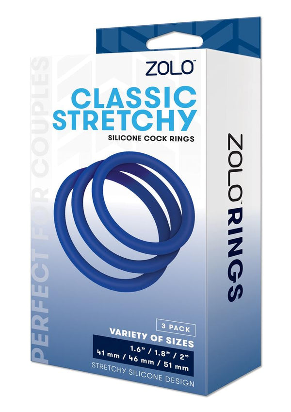 ZOLO Stretchy Silicone Cock Ring (3 Pack)