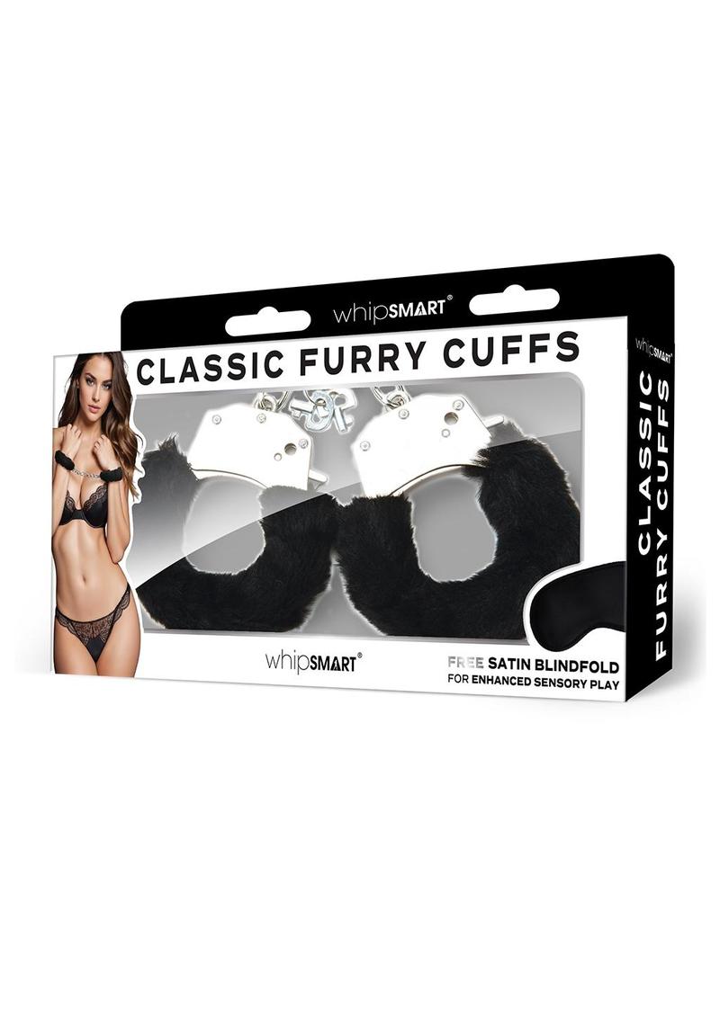 FURRY CUFFS WITH EYE MASK