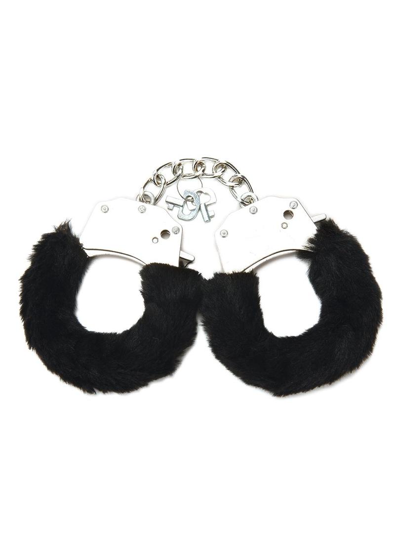 FURRY CUFFS WITH EYE MASK