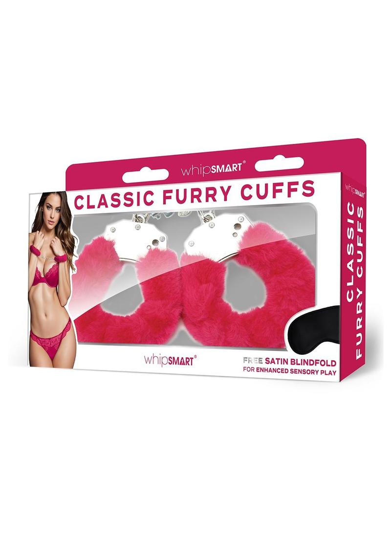 FURRY CUFFS WITH EYE MASK