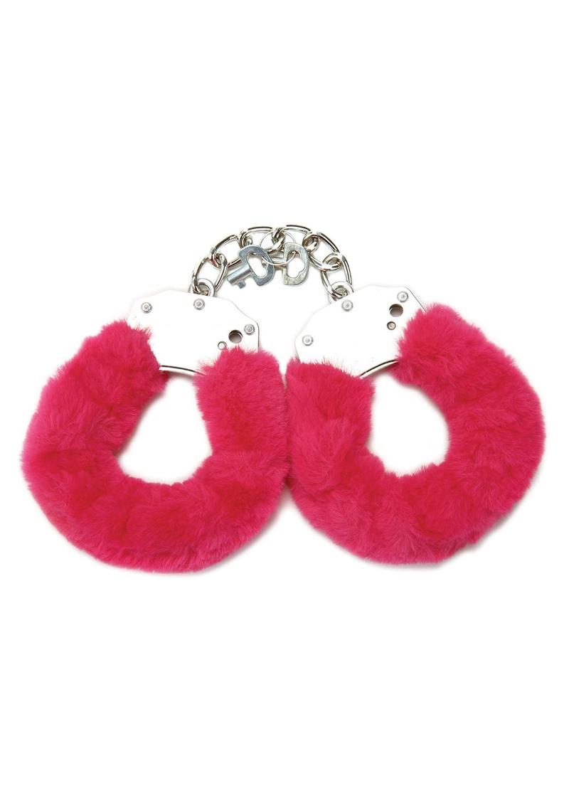 FURRY CUFFS WITH EYE MASK