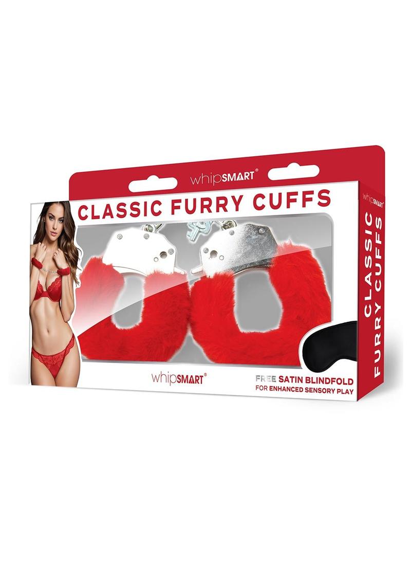 FURRY CUFFS WITH EYE MASK