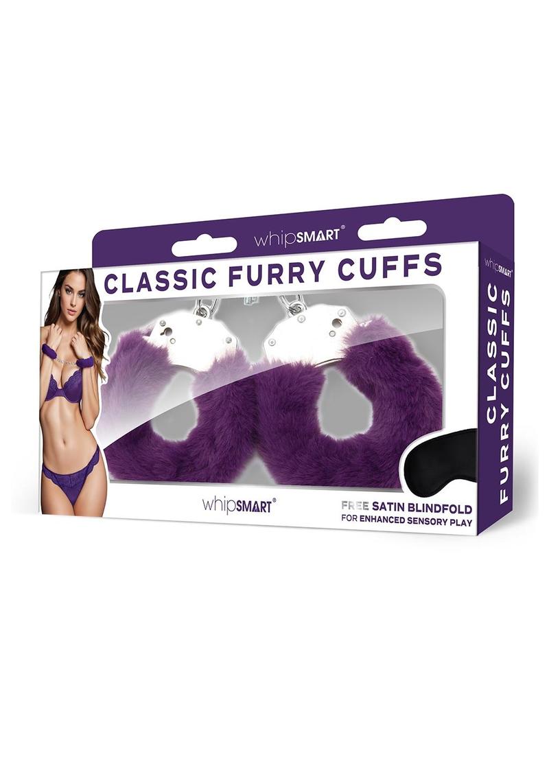 FURRY CUFFS WITH EYE MASK