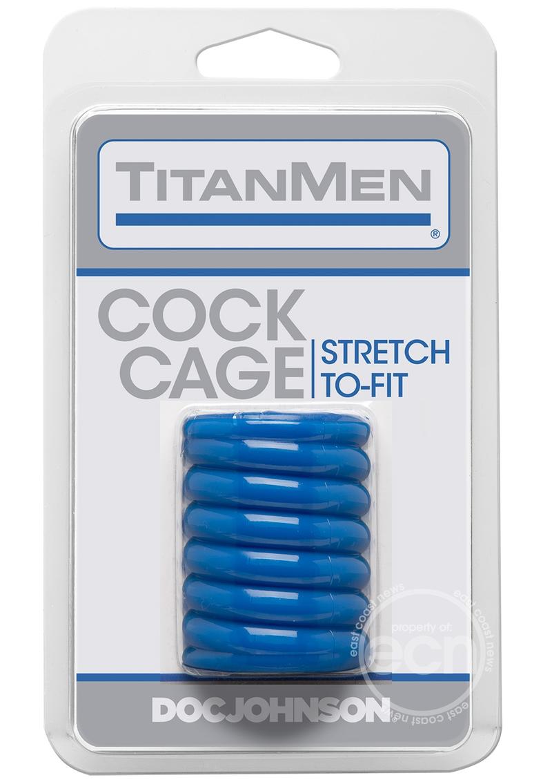 TitanMen Ribbed Stretch-To-Fit Cock Cage