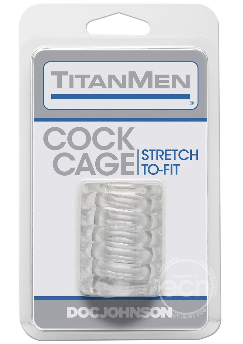 TitanMen Ribbed Stretch-To-Fit Cock Cage