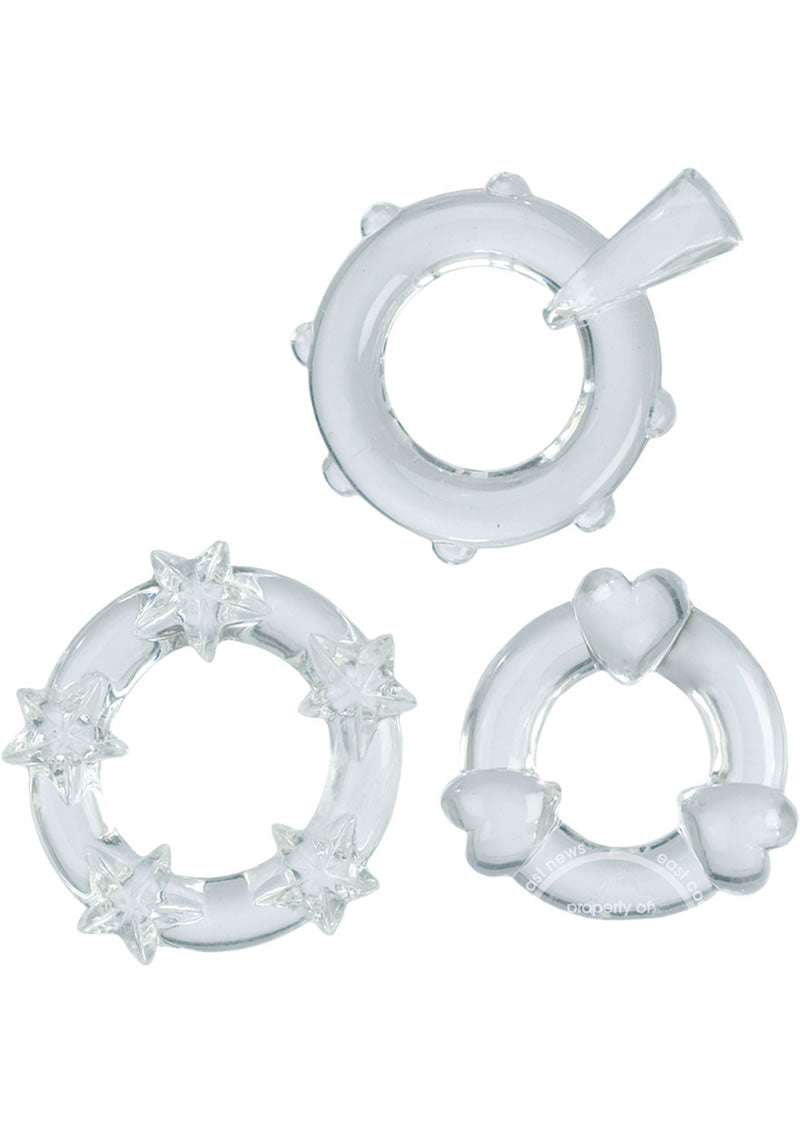 Magic C Rings Cock Rings (3 Piece Set)