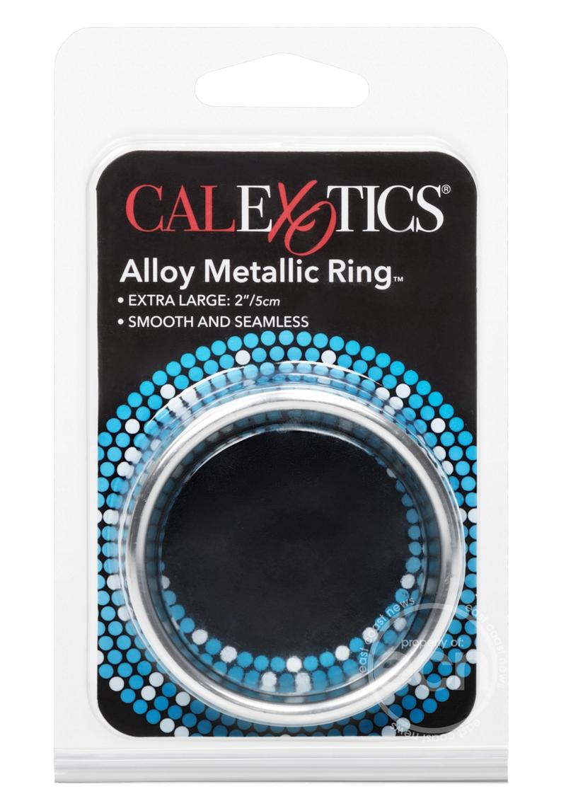 Alloy Metallic Cock Ring - Extra Large - 2in