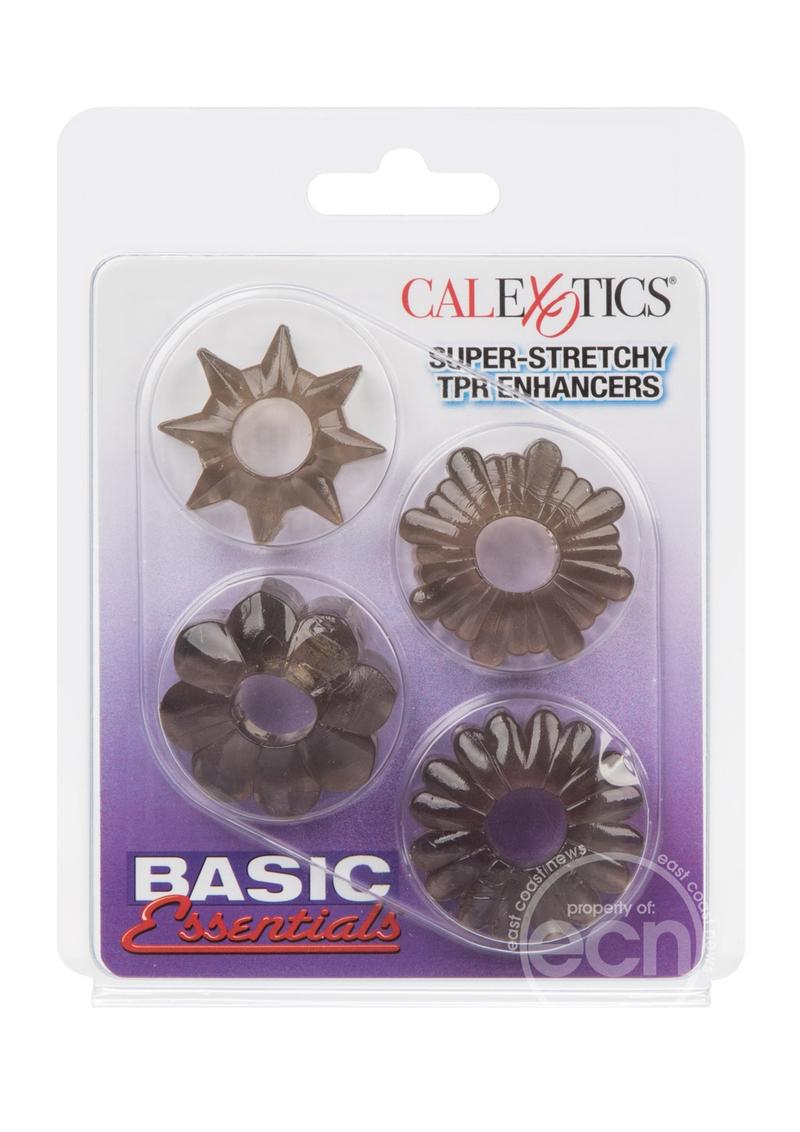 Basic Essentials Super Stretchy Enhancer Cock Rings