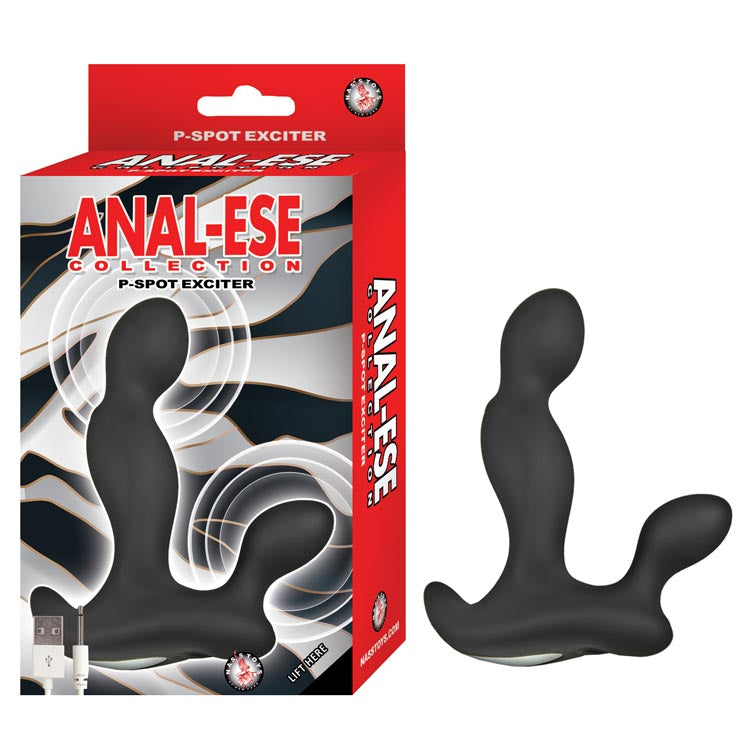 Anal-Ese Collection Rechargeable Silicone P- Spot Exciter Prostate Stimulator