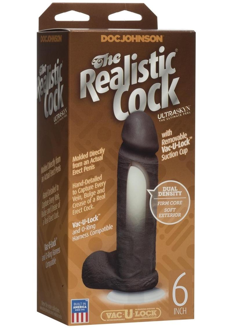 The Realistic Cock Ultraskyn Dildo 6in