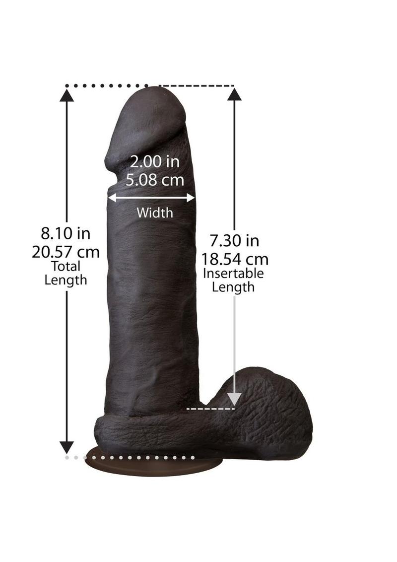 The Realistic Cock Ultraskyn Dildo 8in