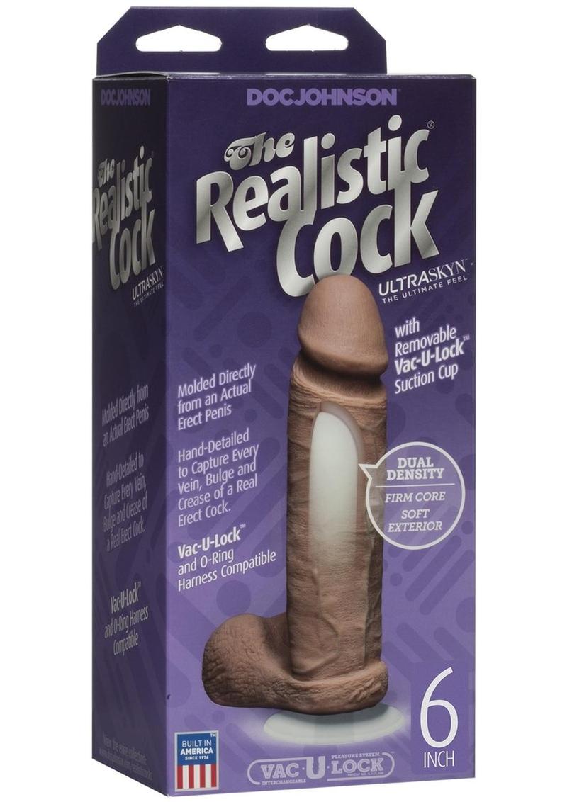 The Realistic Cock Ultraskyn Dildo 6in