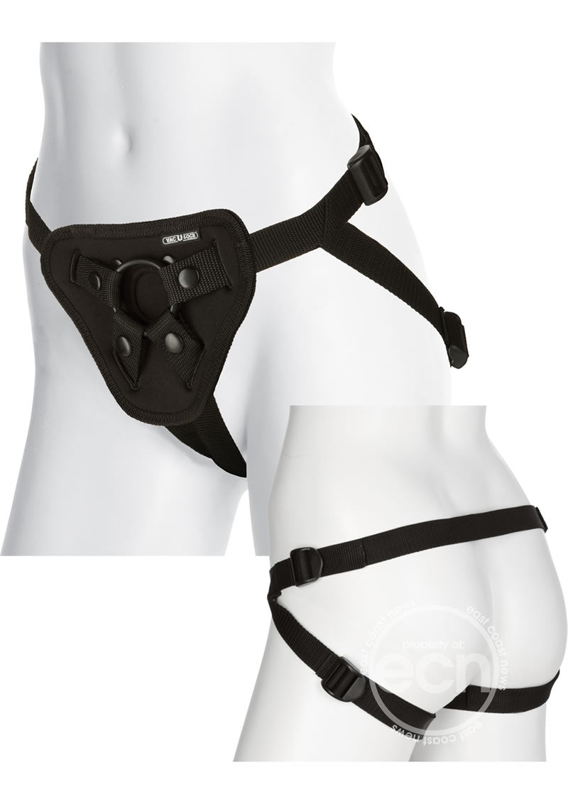 Vac-U-Lock Platinum Luxe Harness with Butt Plug