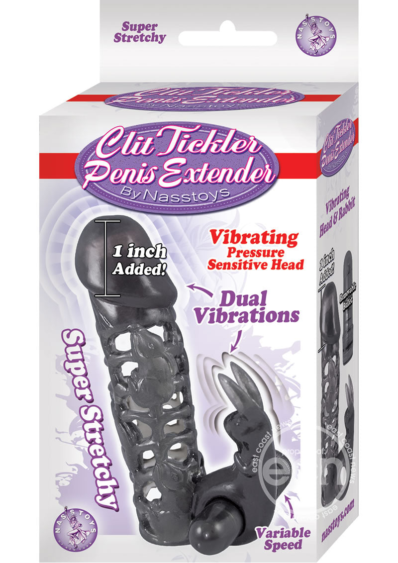 Clit Tickler Penis Extender Vibrating Sleeve