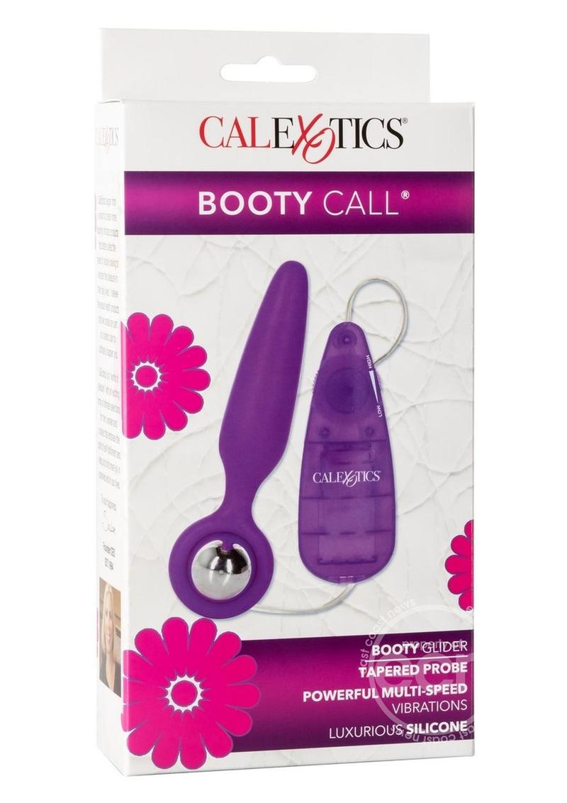 Booty Call Booty Glider Silicone Vibrating Butt Plug with Remote Control