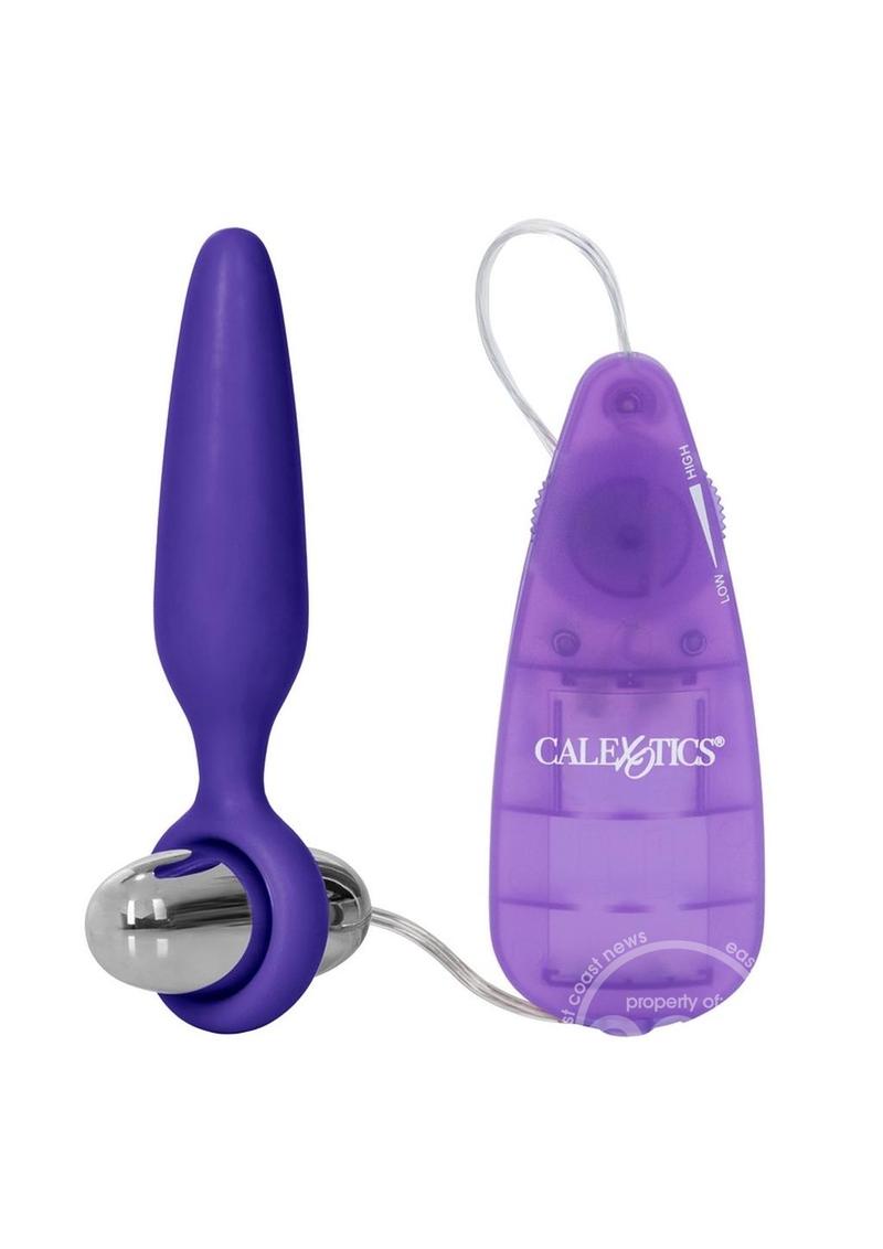 Booty Call Booty Glider Silicone Vibrating Butt Plug with Remote Control