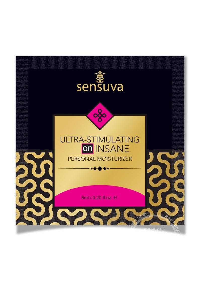 Title: Sensuva Erosense Insane Ultra Warming & Stimulating Lubricant .2oz