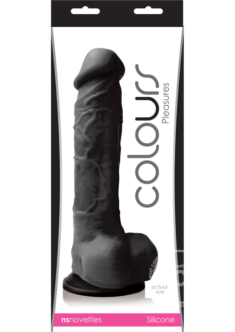 Colours Pleasures Silicone Dildo 8in