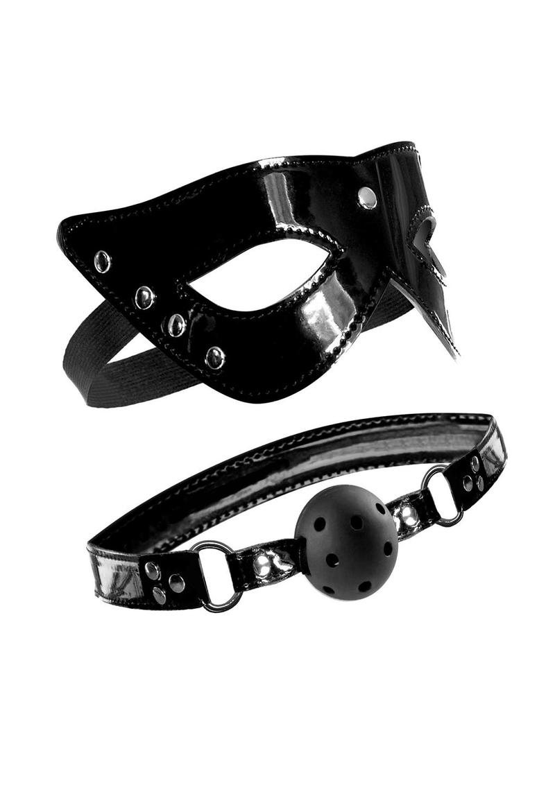 Fetish Fantasy Series Limited Edition Masquerade Mask & Ball Gag Set