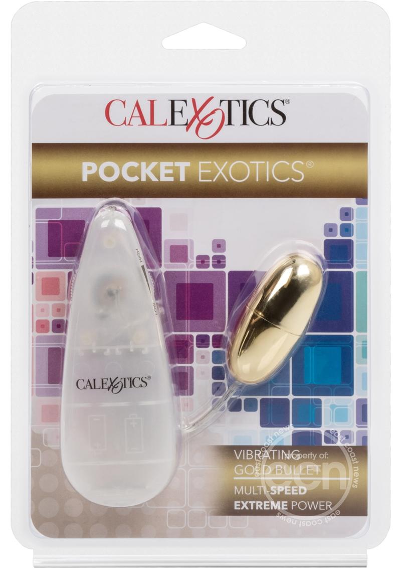 Pocket Exotics Vibrating Gold Bullet