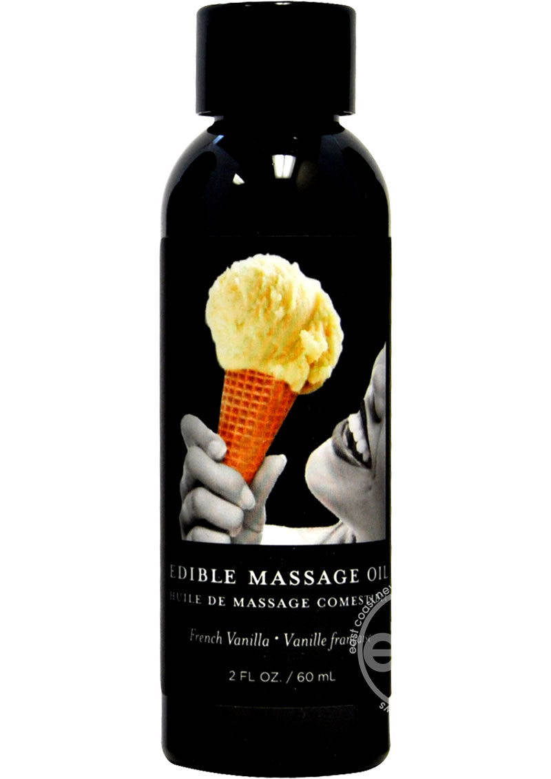 Edible Massage Oil French Vanilla 2oz