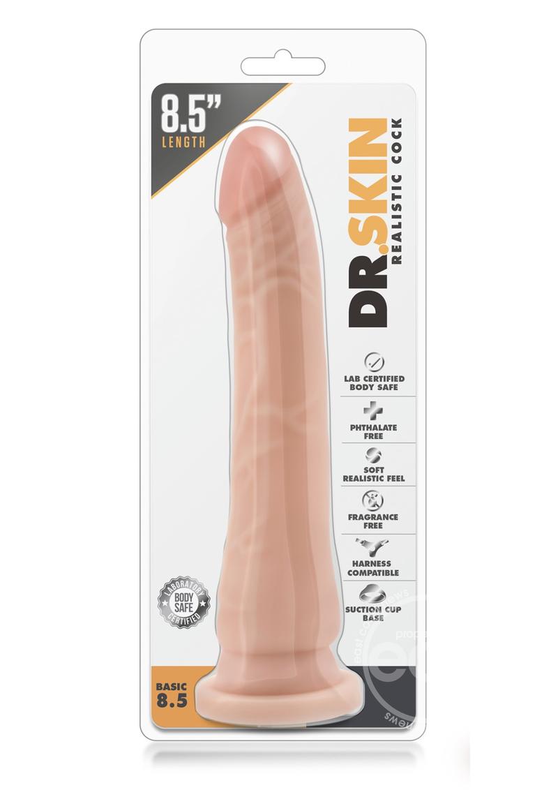 Dr. Skin Realistic Cock Basic 8.5 Dildo 8.5in