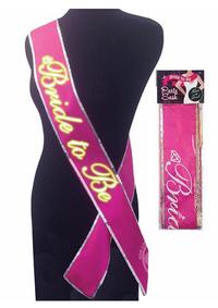 Bride-To-Be Adjustable Party Sash