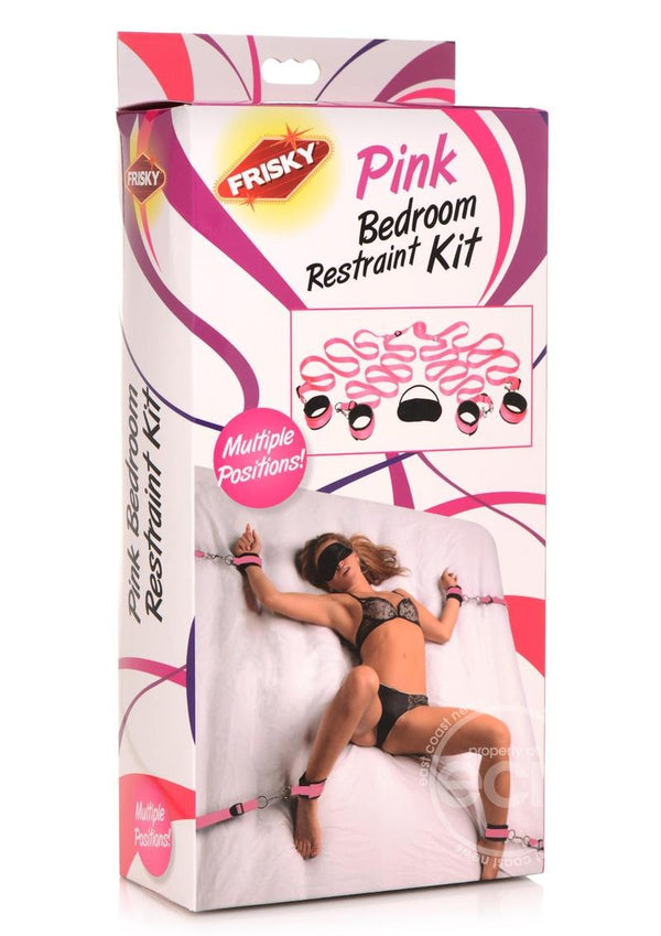 Frisky Pink Bedroom Restraint Kit