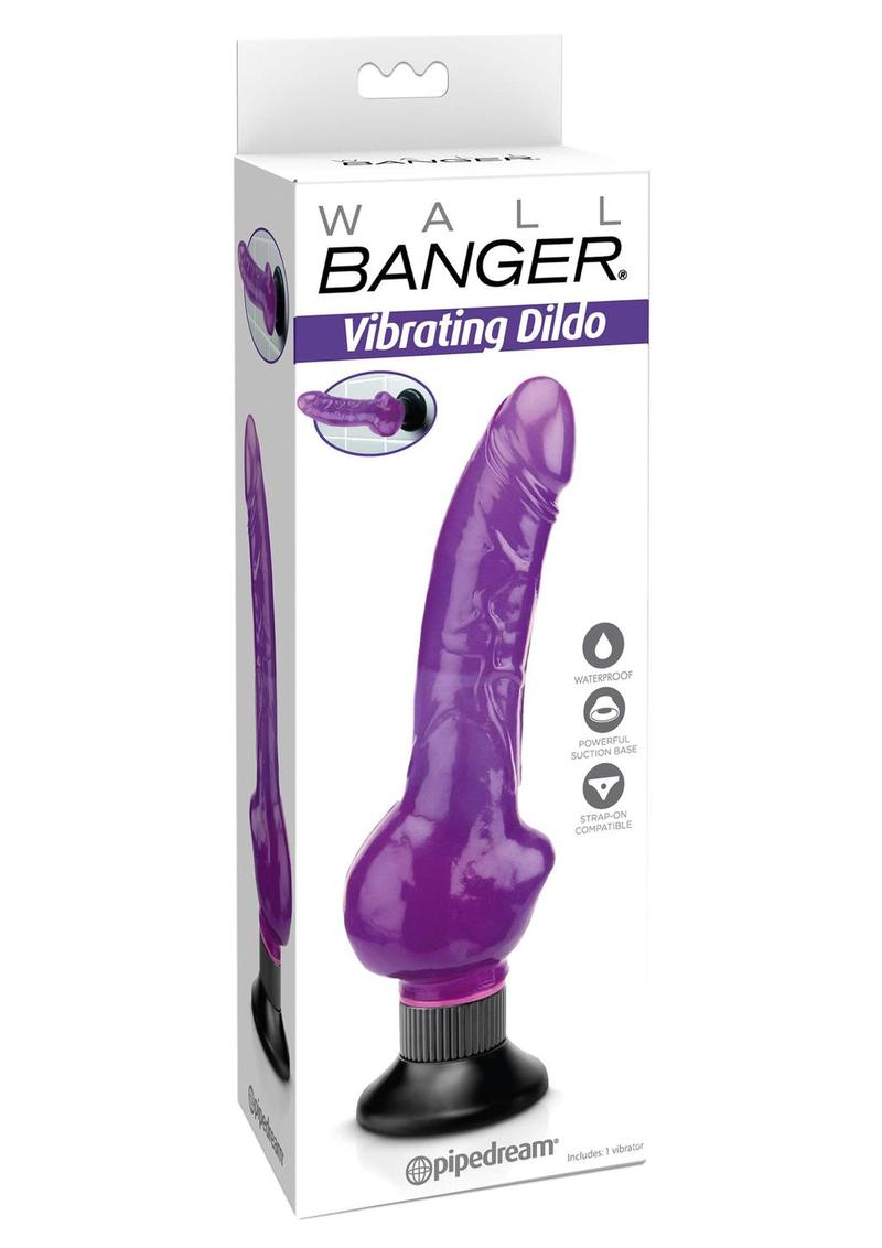 Wall Bangers Vibrating Dildo 9in