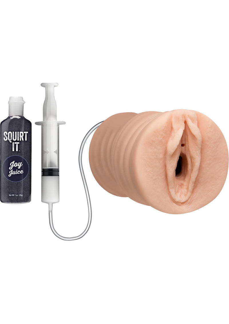 Squirt It Ultraskyn Squirting Masturbator with 1oz Joy Juice