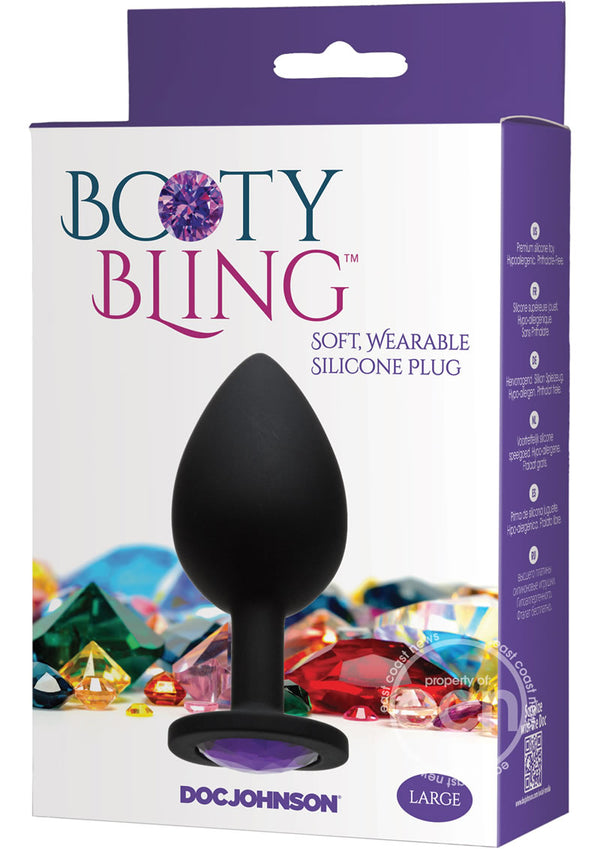 Booty Bling Jeweled Silicone Anal Plug