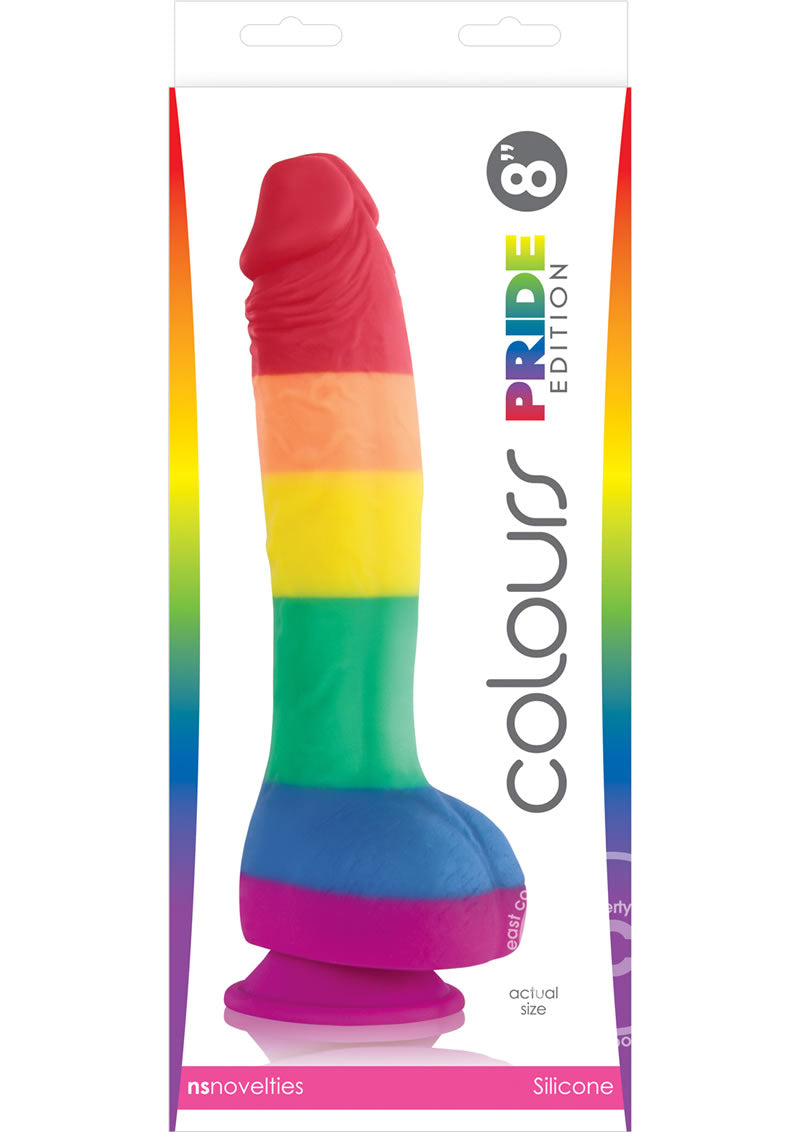 Colours Pleasures Silicone Dildo 8in