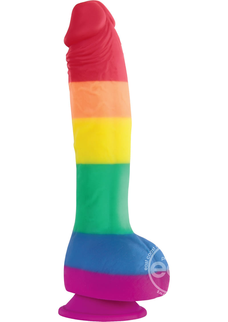 Colours Pleasures Silicone Dildo 8in