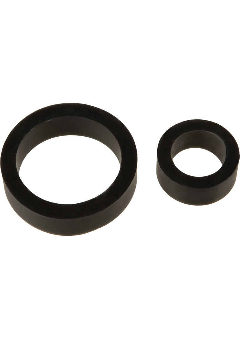 TitanMen Platimum Silicone Cock Rings (2 Piece Kit)