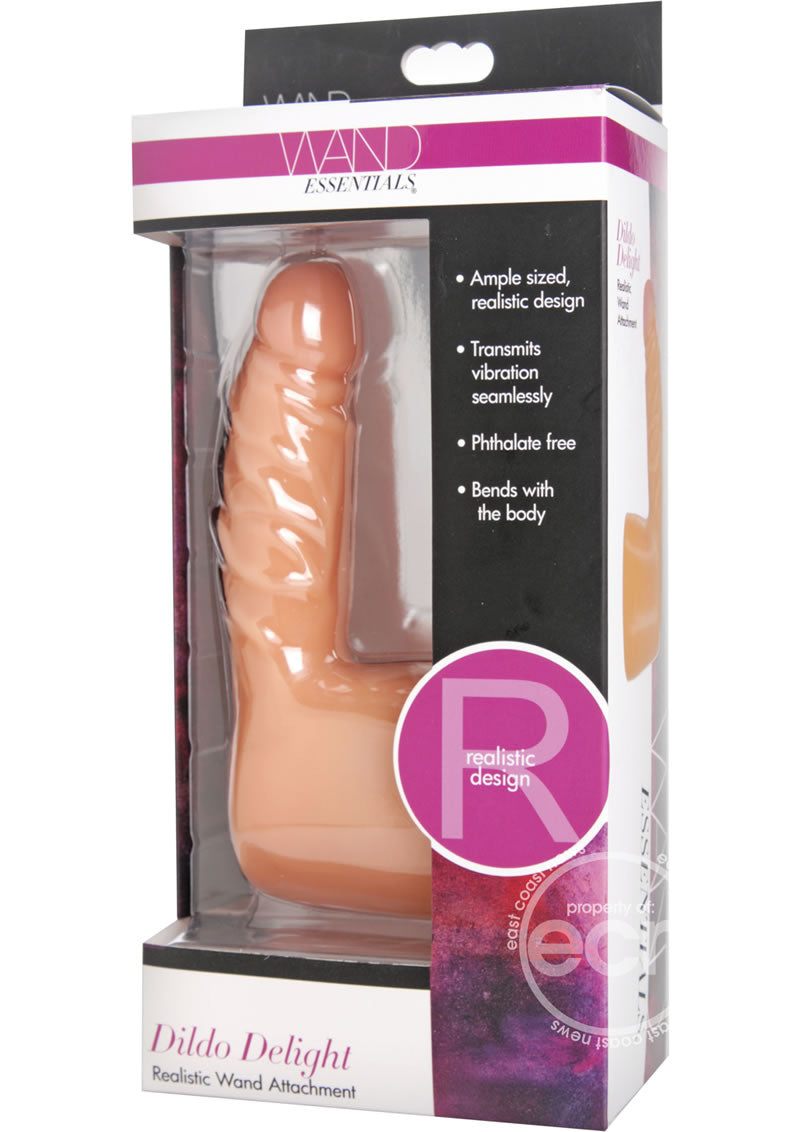 Wand Essentials Dildo Delight Realistic Penis Wand Attachment