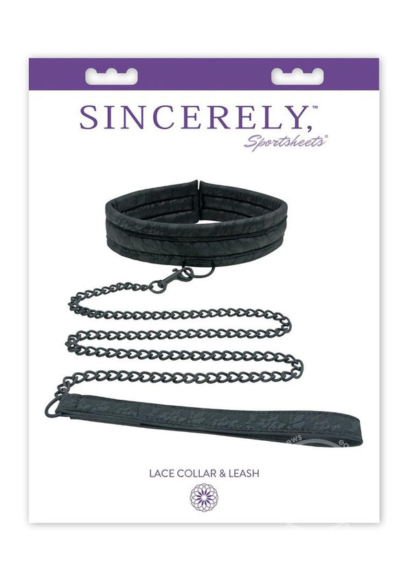 Sincerely Lace Adjustable Collar and Leash Set