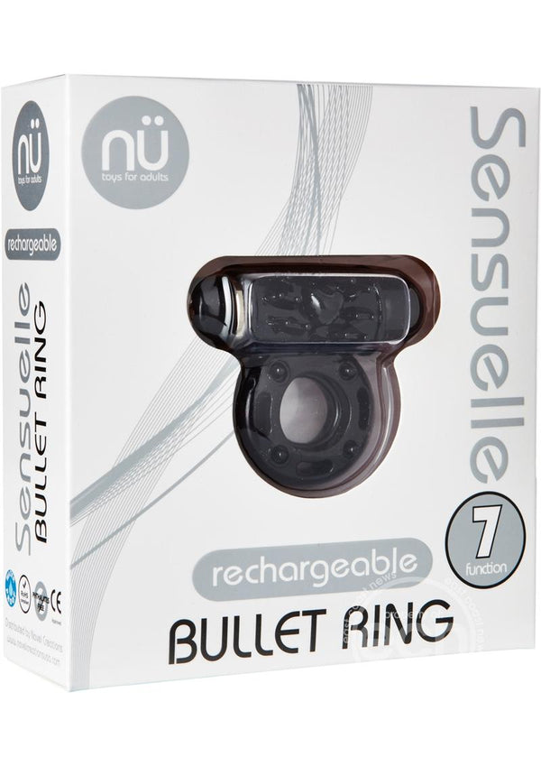 Nu Sensuelle Bullet Ring Rechargeable Vibrating Cock Ring