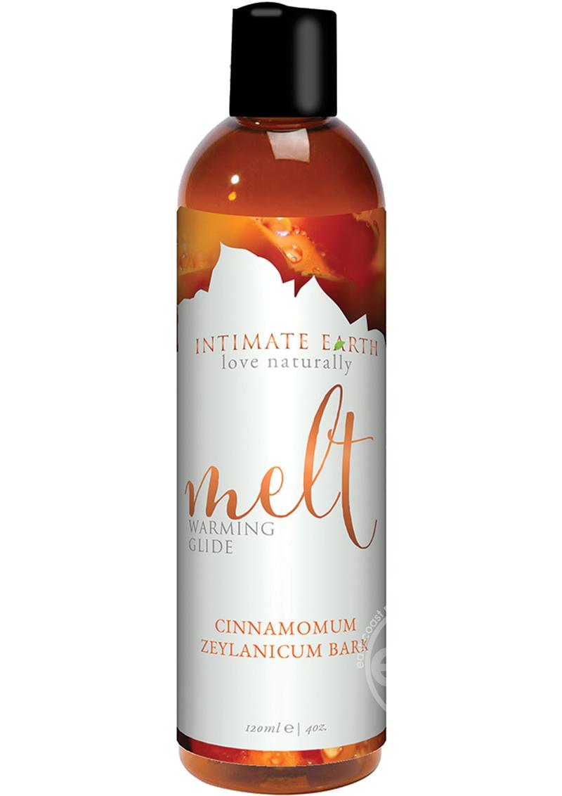 Intimate Earth Melt Warming Glide Lubricant Cinnamomum Zeylanicum Bark 4oz