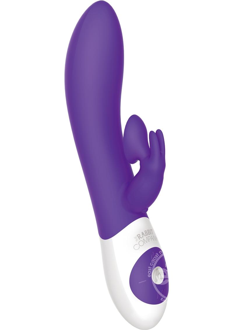 The Rabbit Company The Kissing Rabbit Rechargeable Silicone Vibrator with Clitoral Suction