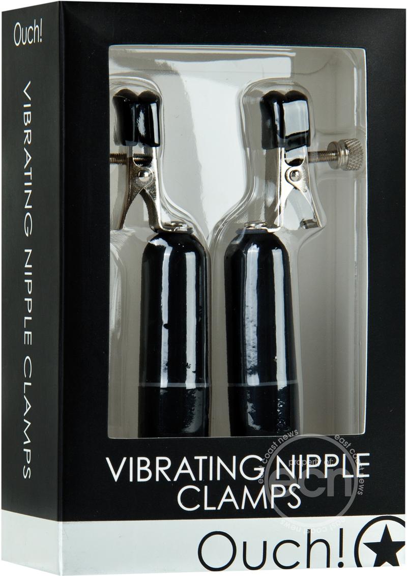 Ouch! Vibrating Nipple Clamps