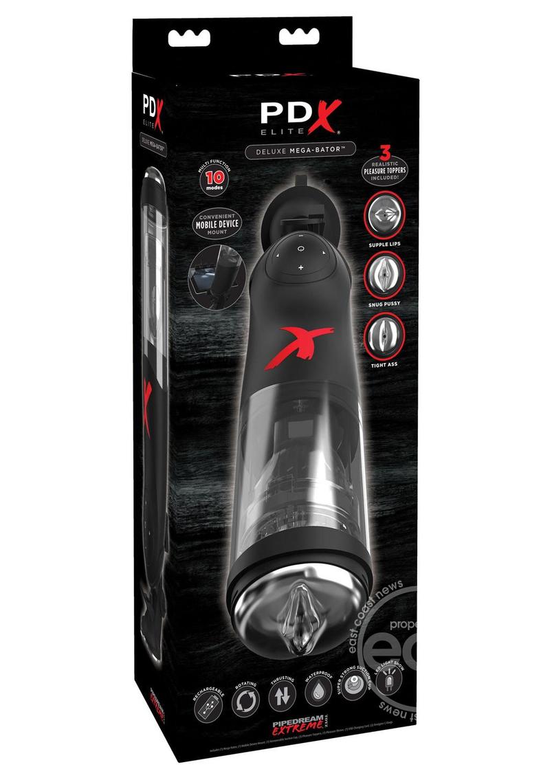 PDX Elite Rechargeable Deluxe Mega-Bator Masturbator