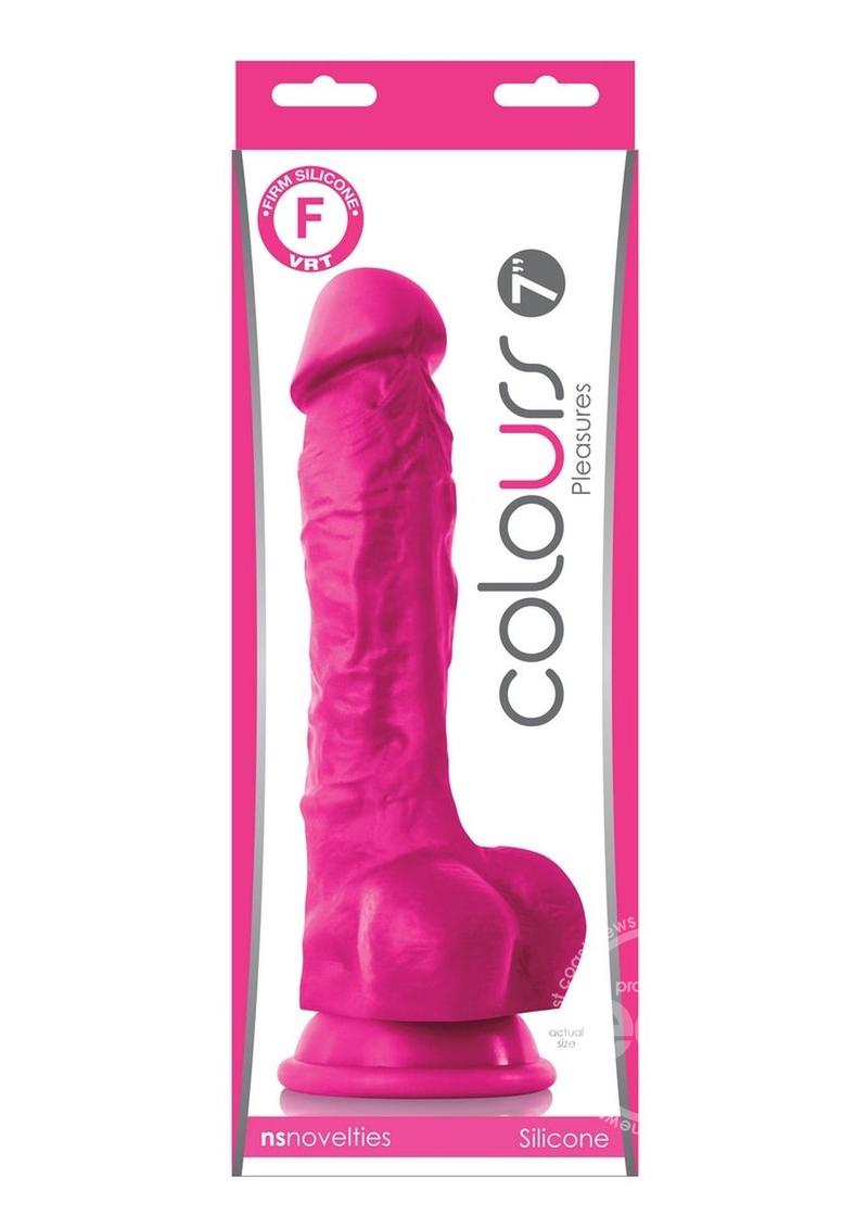 Colours Pleasures Silicone Dildo 7in