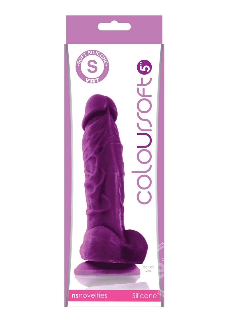 Coloursoft Silicone Dildo 5in