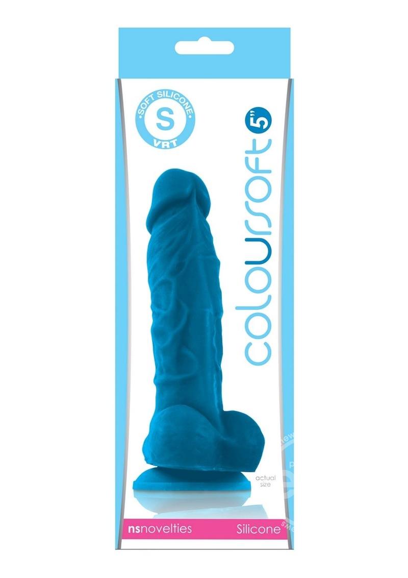 Coloursoft Silicone Dildo 5in