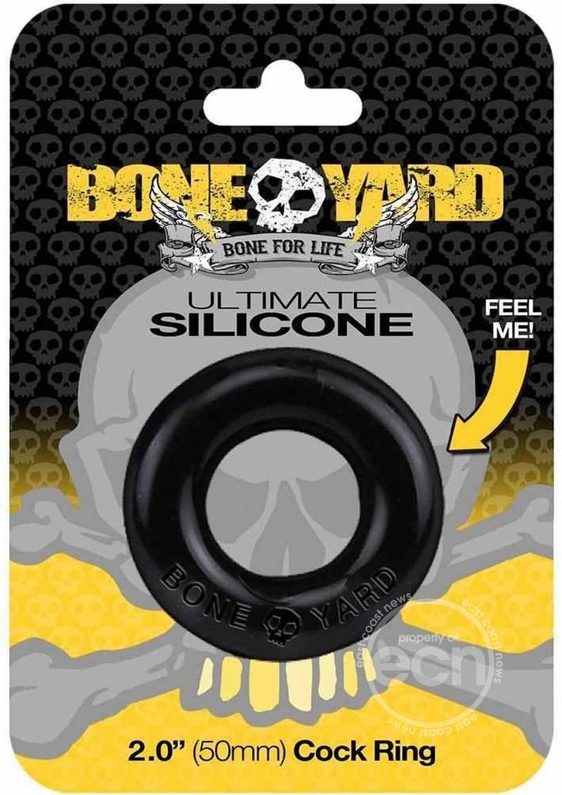 Boneyard Ultimate Silicone Cock Ring 2in