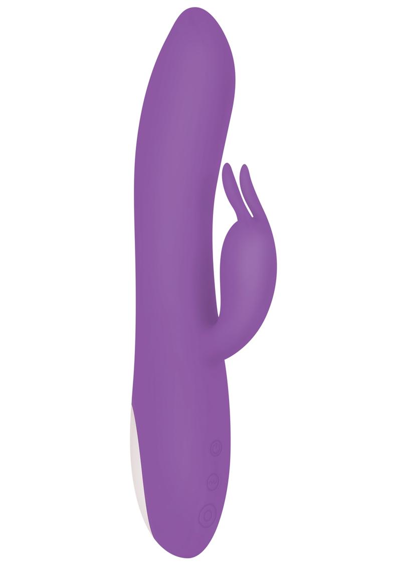 Evolved Romantic Rabbit Rechargeable Silicone Vibrator with Dual Motors