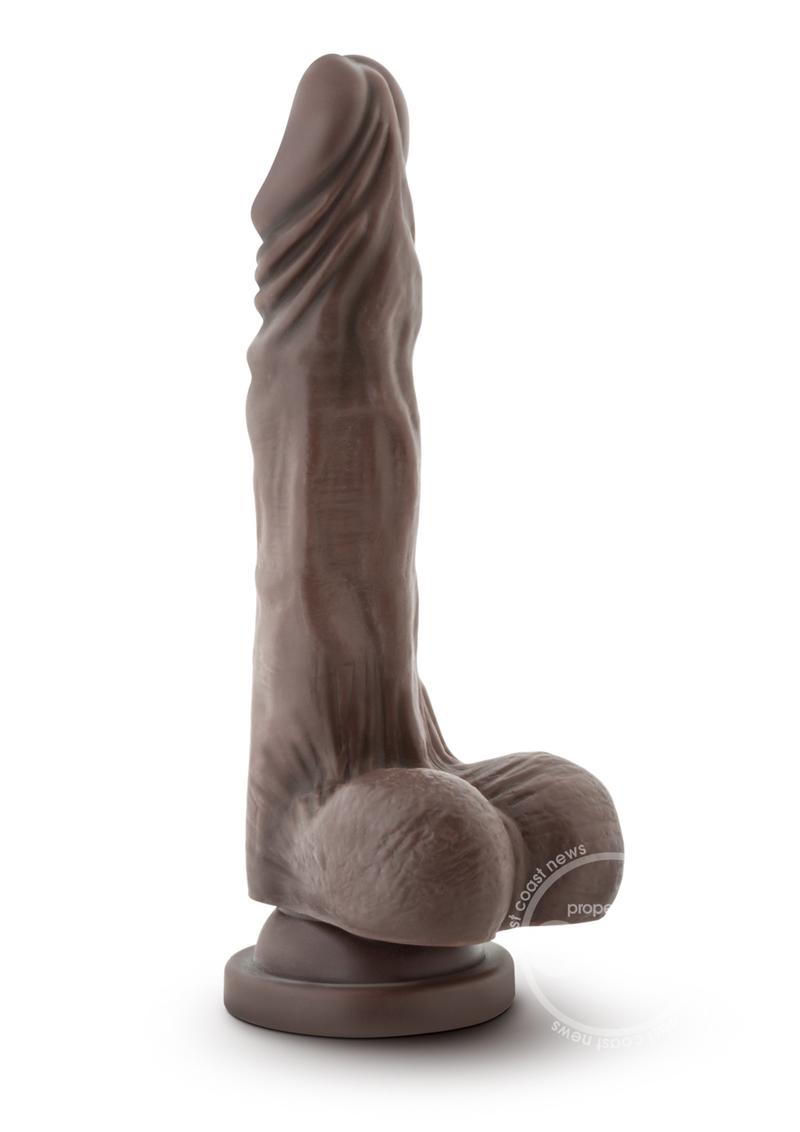 Dr. Skin Stud Muffin Dildo with Balls 8.5in